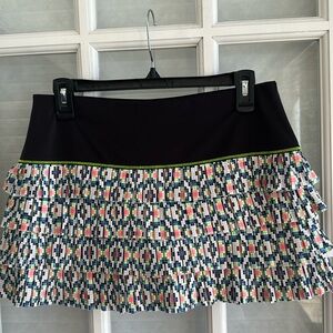 Lucky in Love Skirt Skort Ruffles Tennis Golf Pickleball Medium 8-10